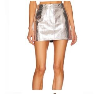 NWT Helmut Lang mirror 5 pocket skirt